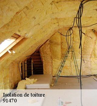 Isolation de toiture  angervilliers-91470 M. Legras