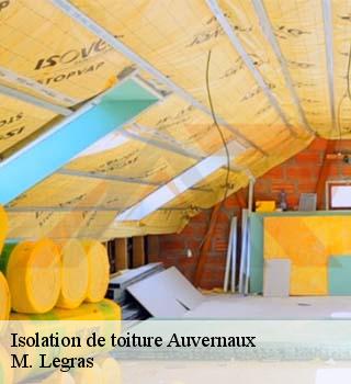 Isolation de toiture  auvernaux-91830 M. Legras