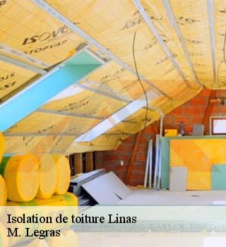 Isolation de toiture  linas-91310 M. Legras