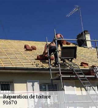 Réparation de toiture  angerville-91670 M. Legras