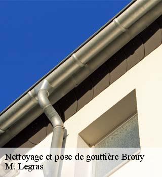 Nettoyage et pose de gouttière  brouy-91150 M. Legras