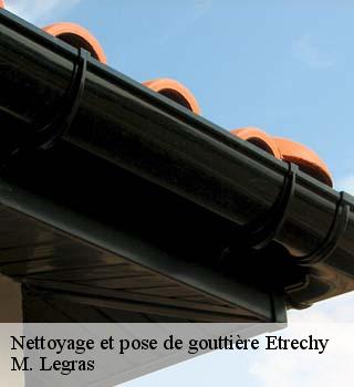 Nettoyage et pose de gouttière  etrechy-91580 M. Legras