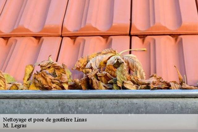 Nettoyage et pose de gouttière linas-91310