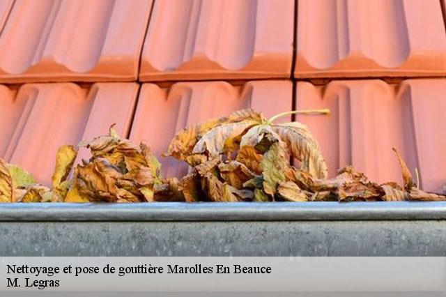 Nettoyage et pose de gouttière marolles-en-beauce-91150