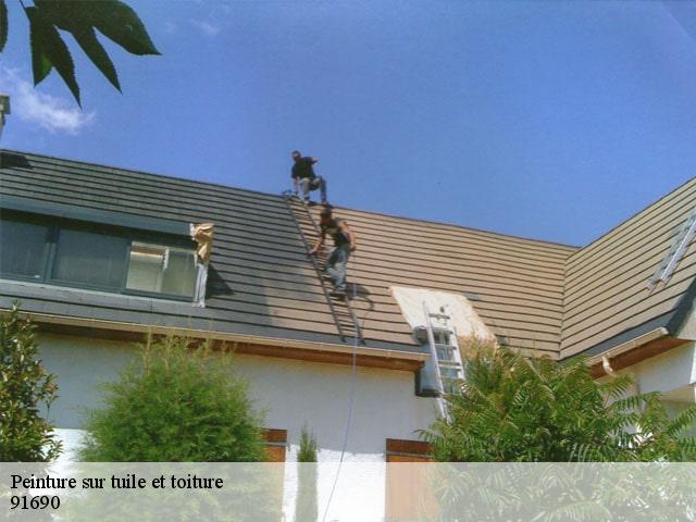 Peinture sur tuile 91690