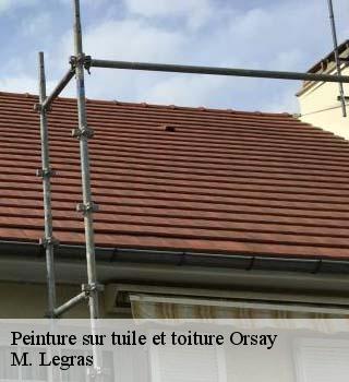 Peinture sur tuile et toiture  orsay-91400 M. Legras
