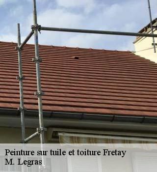 Peinture sur tuile et toiture  fretay-91140 M. Legras