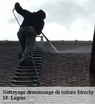 Nettoyage demoussage de toiture  etrechy-91580 M. Legras