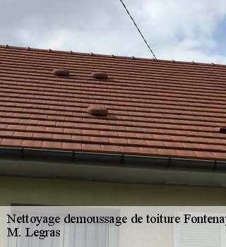 Nettoyage demoussage de toiture  fontenay-le-vicomte-91540 M. Legras